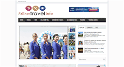 Desktop Screenshot of fellnertravelinfo.com